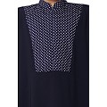 Indo Classic kaftan for kids- Navy Blue
